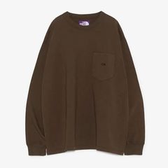 8oz Field Long Sleeve Pocket Tee / BR(Brown)