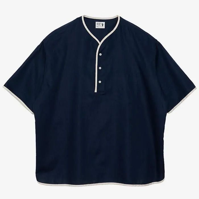 Allen / NAVY COTTON LINEN / NAVY