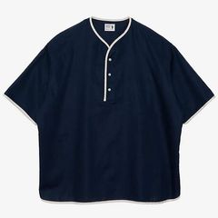 Allen / NAVY COTTON LINEN / NAVY