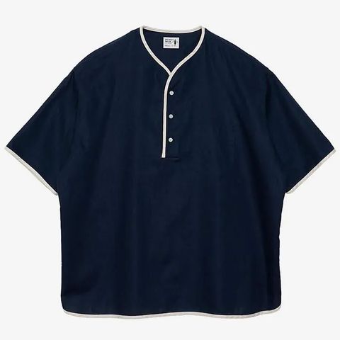 Allen / NAVY COTTON LINEN / NAVY