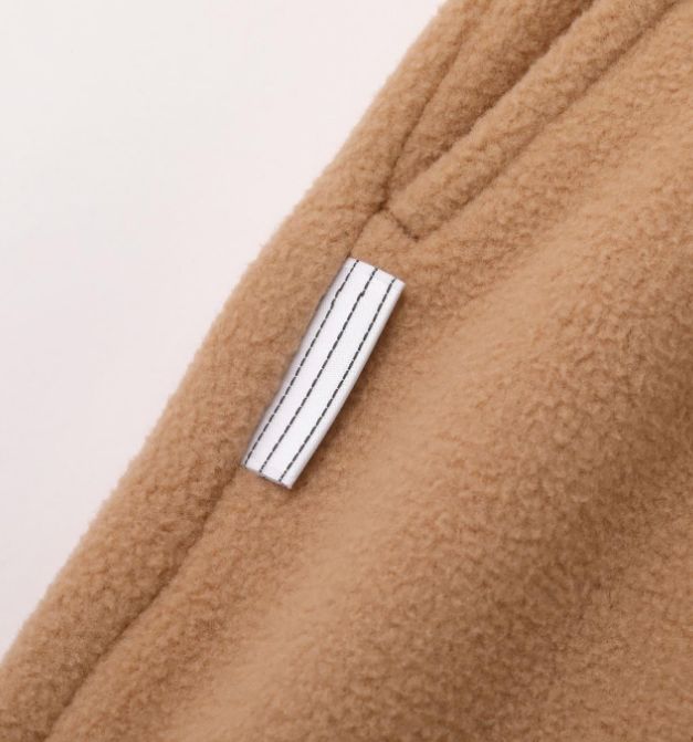 WIDE FLEECE PANTS / Beige