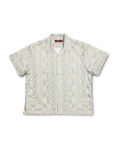 Bandana Pattern S/S Shirt / KHAKI / バンダナ柄シャツ