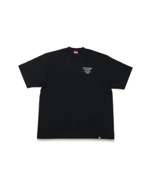 Typewriter S/S Tee (BigSilhouette) / BLK / プリントティーシャツ