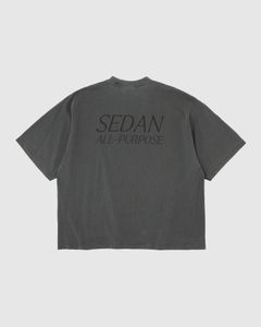 GARMENT DYED S/S TEE / Charcoal