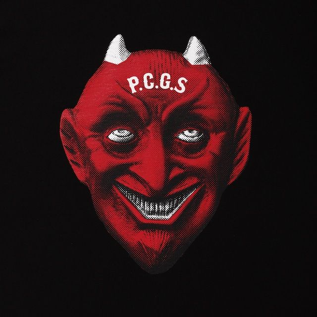 DEVIL FACE TEE / BLACK / プリントティー