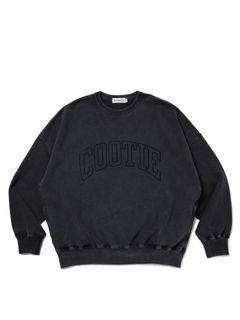 Pigment Dyed Open End Yarn Sweat Crew / BLACK /  ピグメントスウェット / CTE-25A311