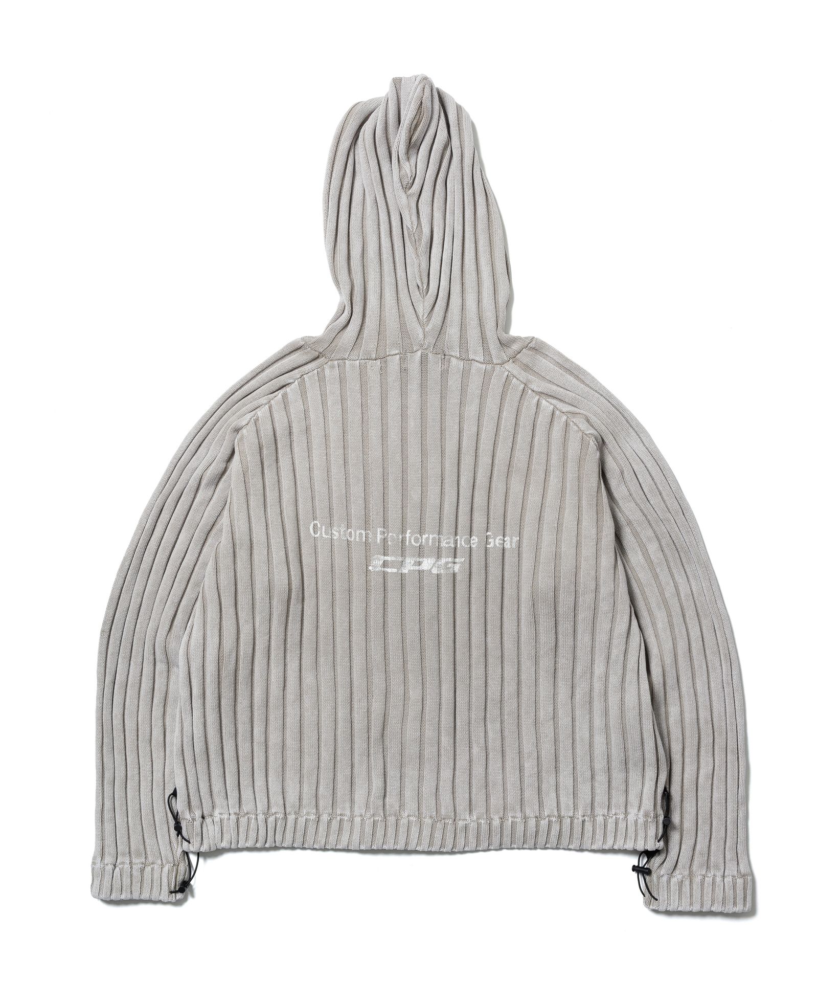 CPG KNIT HOODIE 26AW / GRAY / ニット フーディー