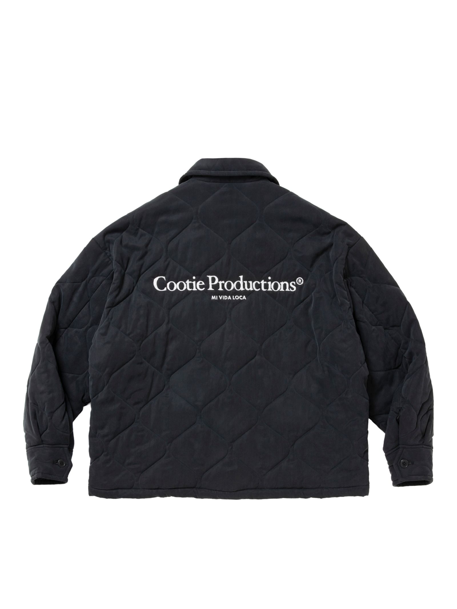 Cu/Ny Satin Vietnam Liner Jacket / BLACK /  ベトナムジャケット