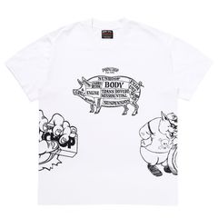 24 MULTI LOGOS TEE / WHITE / マルチロゴプリントティー