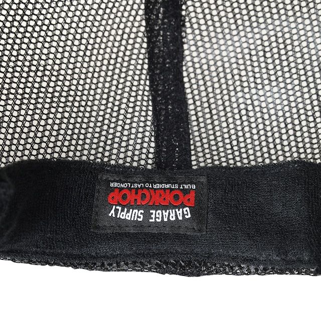 WAVE LOGO MESH CAP / BLACK
