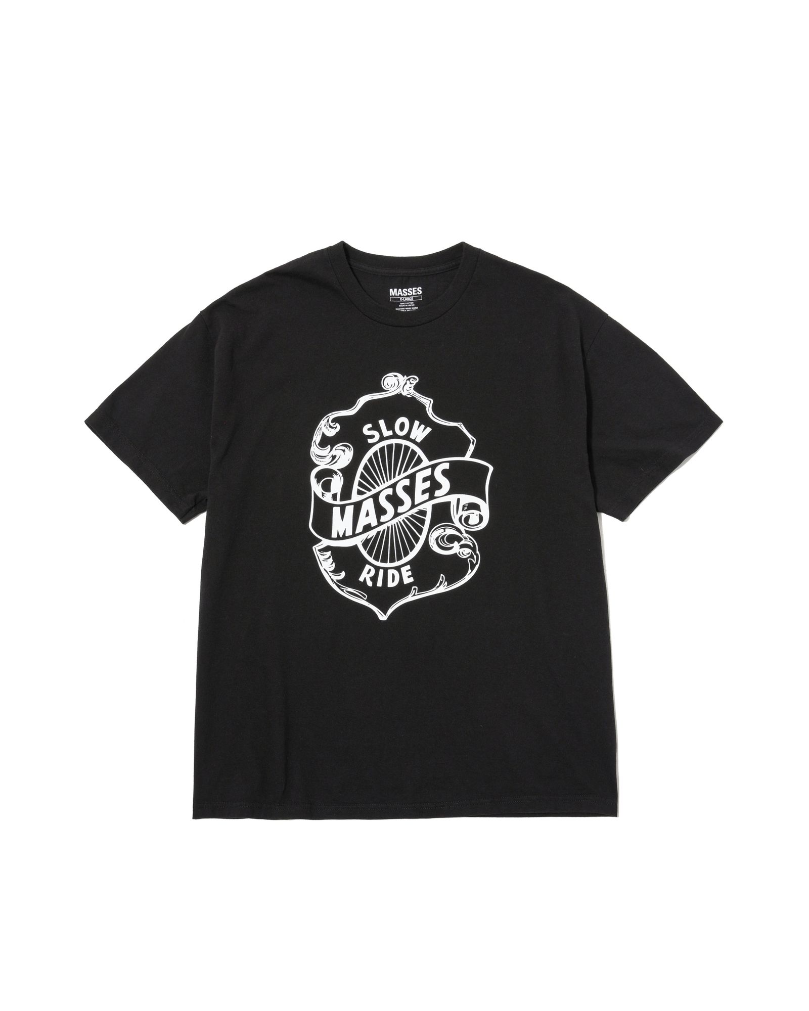 T-SHIRT SLOW RIDE / BLACK / プリントティー