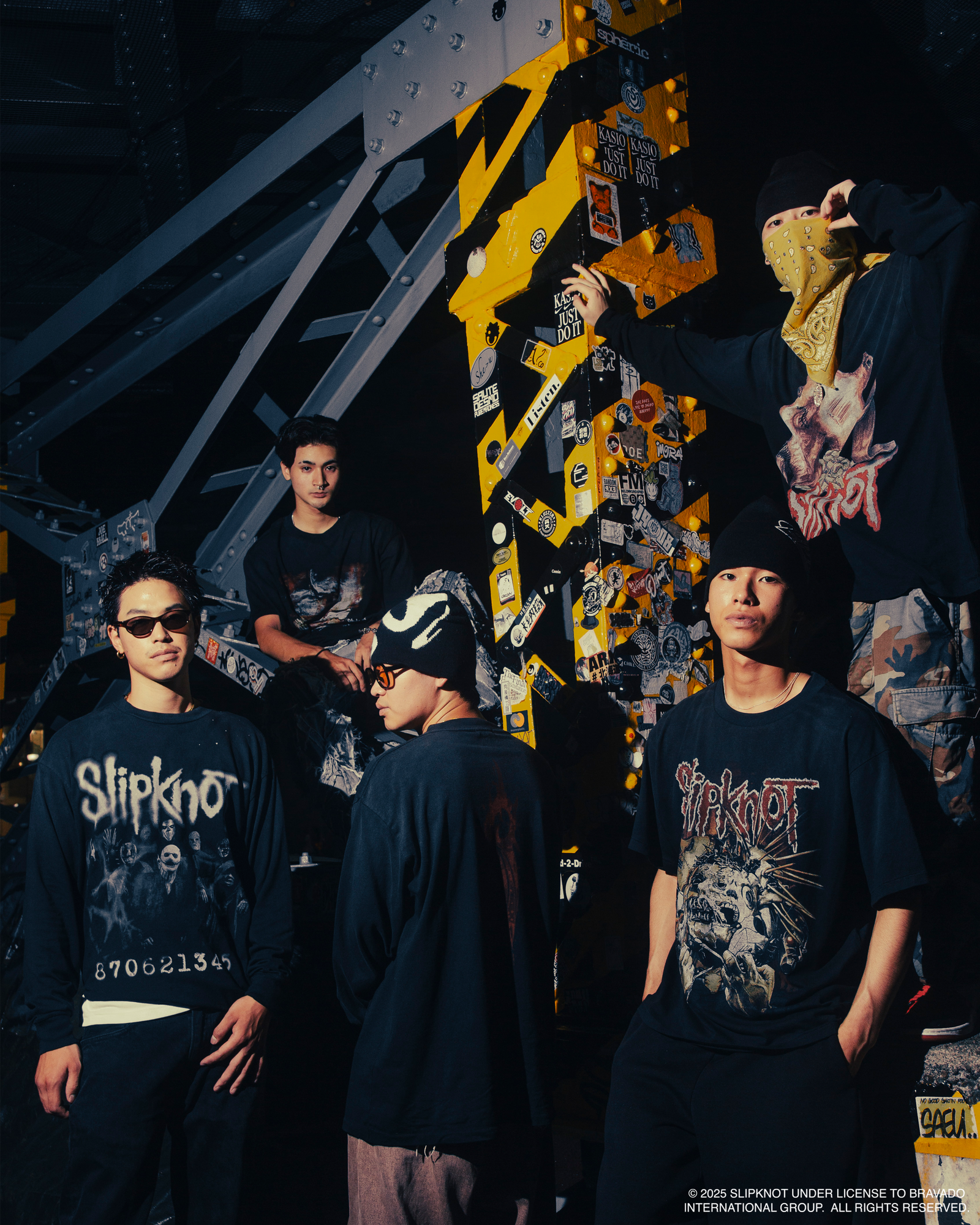 Slipknot LS TEE④ / BLACK / Slipknotコラボティー