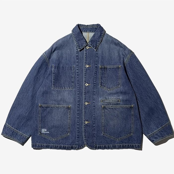 CORPORATE DENIM ENGINEER JACKET / DARK WASH