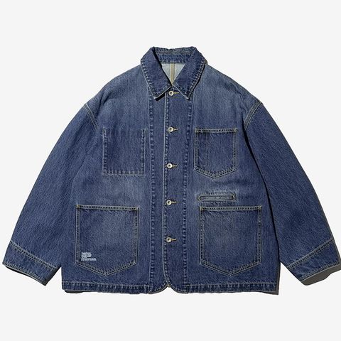 CORPORATE DENIM ENGINEER JACKET / DARK WASH