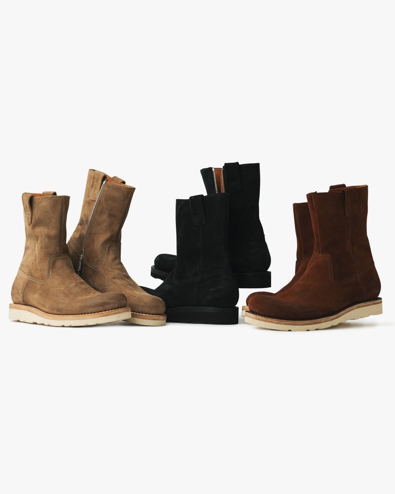 nonnative - WORKER ZIP UP BOOTS COW LEATHER / BLACK / ブーツ 