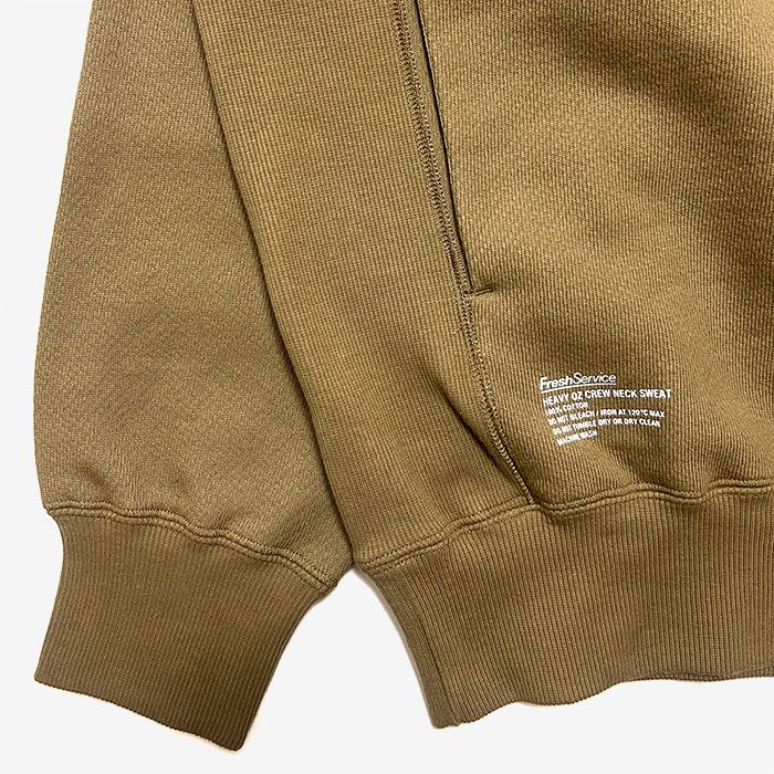 HEAVY OZ CREW NECK SWEAT / COYOTE