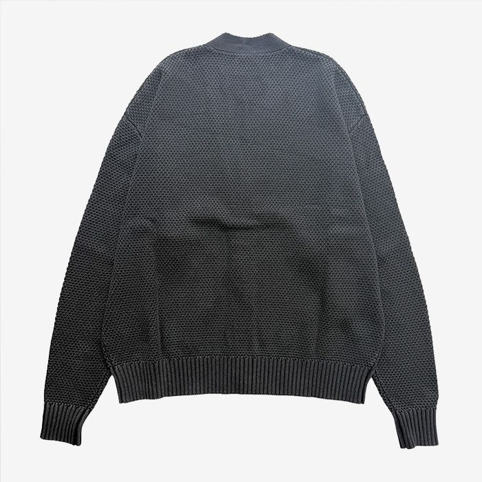 NURSE KNIT CARDIGAN PIGMNET DYE / BLACK