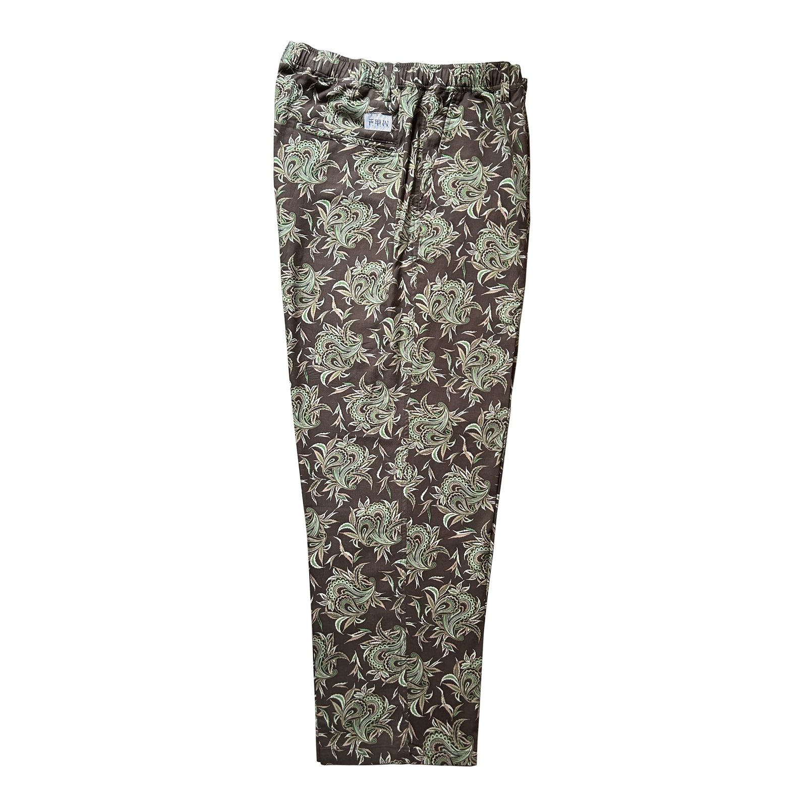 BUDS PAISLEY EASY PANTS / BROWN / イージーパンツ