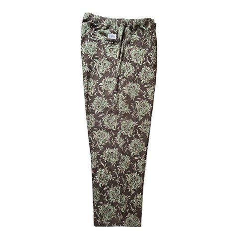 BUDS PAISLEY EASY PANTS / BROWN / イージーパンツ