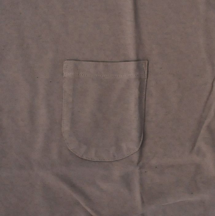 Pocket Tee / Dull Brown