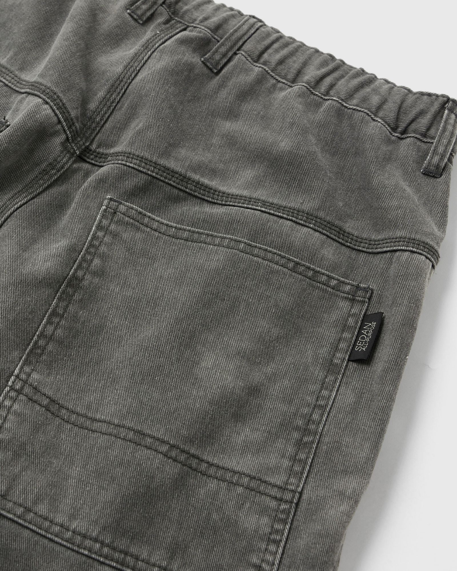 COTTON TWILL SKATE SHORTS / Vintage Black