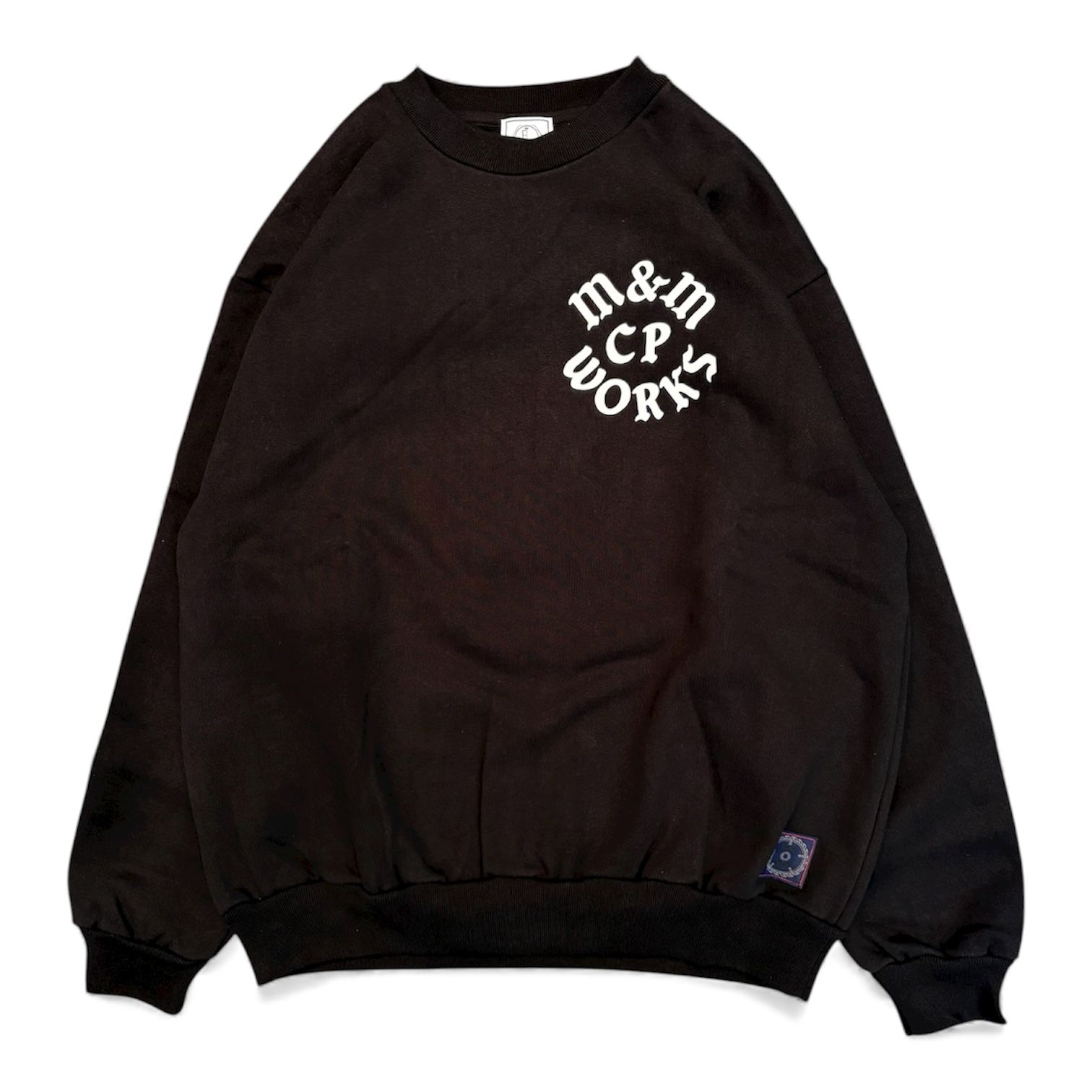 WORKS Heavy Crewneck Sweat / BLACK / ヘビーオンス クルーネックスウェット