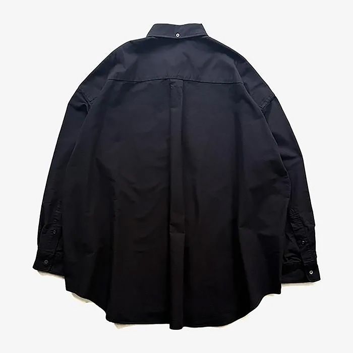 Oxford L/S Oversized B.D Shirt / Black