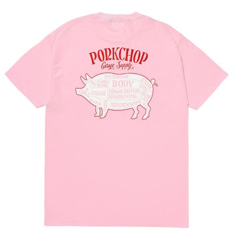PORK BACK TEE / PINK×RDWH / プリント ティーシャツ