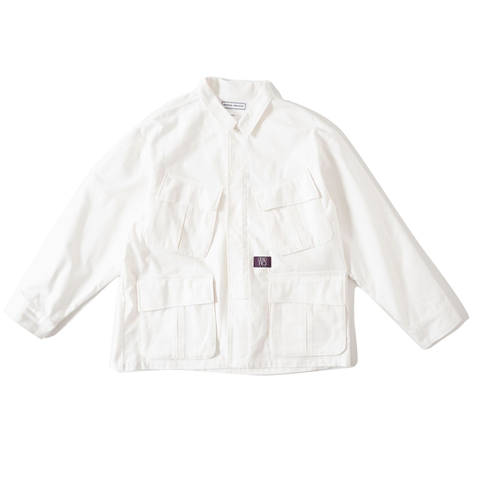UNIVERSAL PRODUCTS - GUNG HO FATIGUE JACKET / IVORY | Stripe