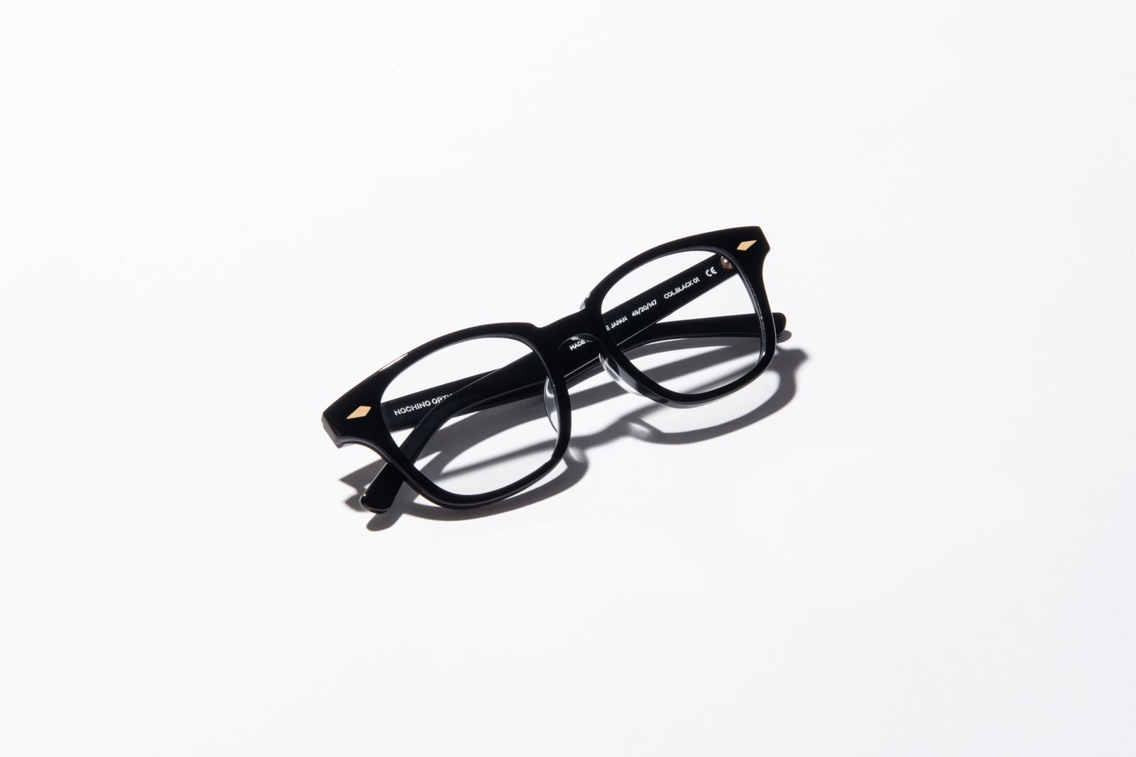 NOCHINO OPTICAL - SANSUI #1 / GLOSS BLACK × CLEAR TO GREY NOCHINO OPTICAL - SANSUI #1 / GLOSS BLACK × CLEAR TO GREY