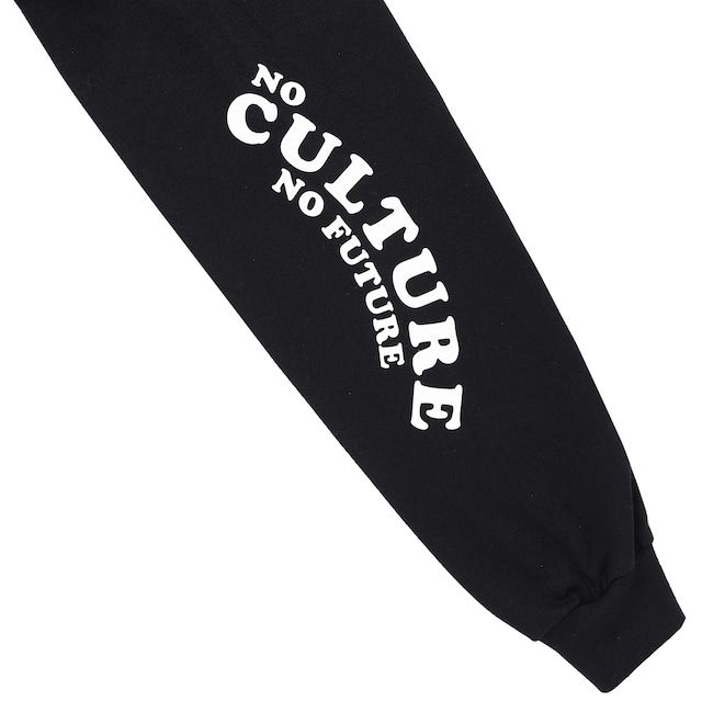 WAVE LOGO L/S TEE / BLACK / プリントロンティー