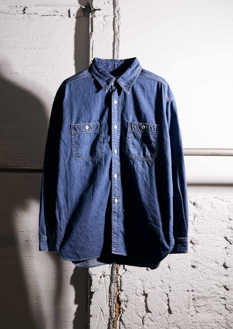 DENIM SHIRT B.WASH / INDIGO / デニム シャツ