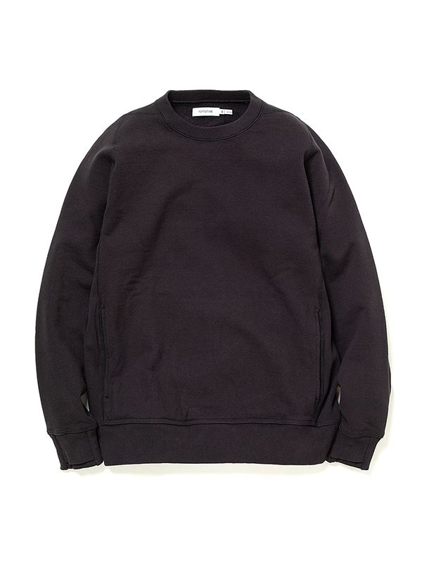 nonnative - DWELLER CREW PULLOVER COTTON SWEAT / NAVY | Stripe