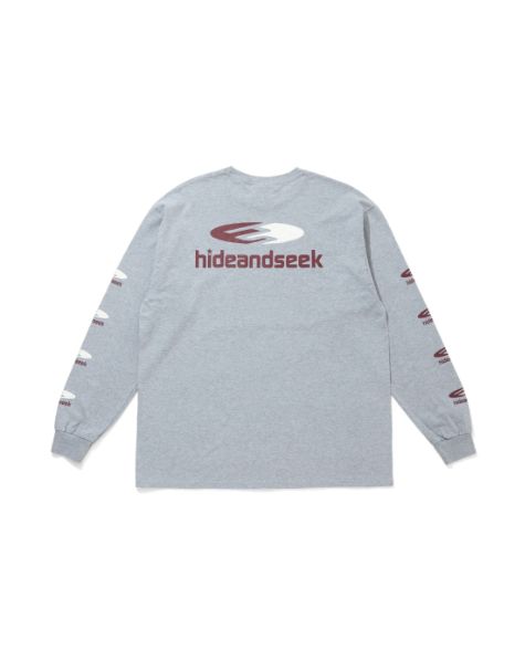 Circle Logo L/S Tee / H-GRY / プリント ティーシャツ