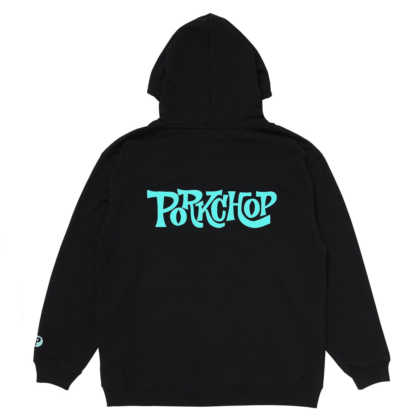 SC LOGO ZIP UP HOODIE / BLACK / ジップパーカー