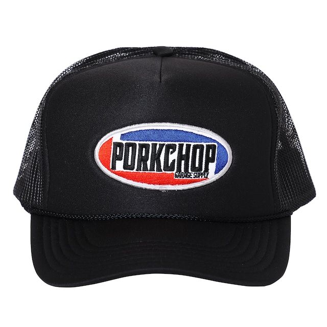 PORKCHOP - 2nd OVAL MESH CAP / BLACK | Stripe Online Store