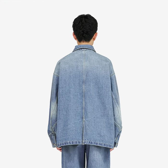 CORPORATE DENIM ENGINEER JACKET / LIGHT WASH