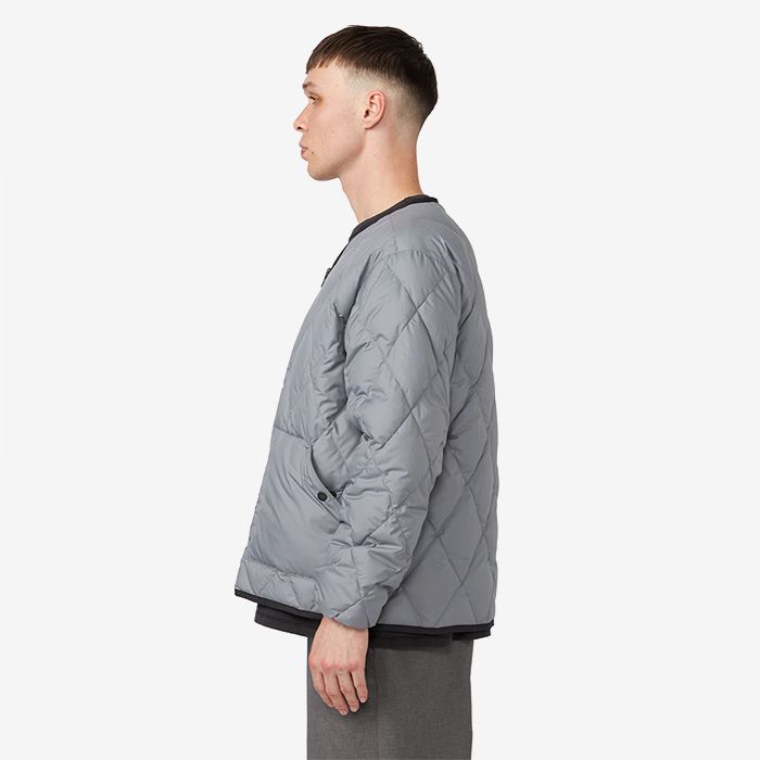 PERTEX QUANTUM PLAS Field Down Cardigan / LH(Light Gray)