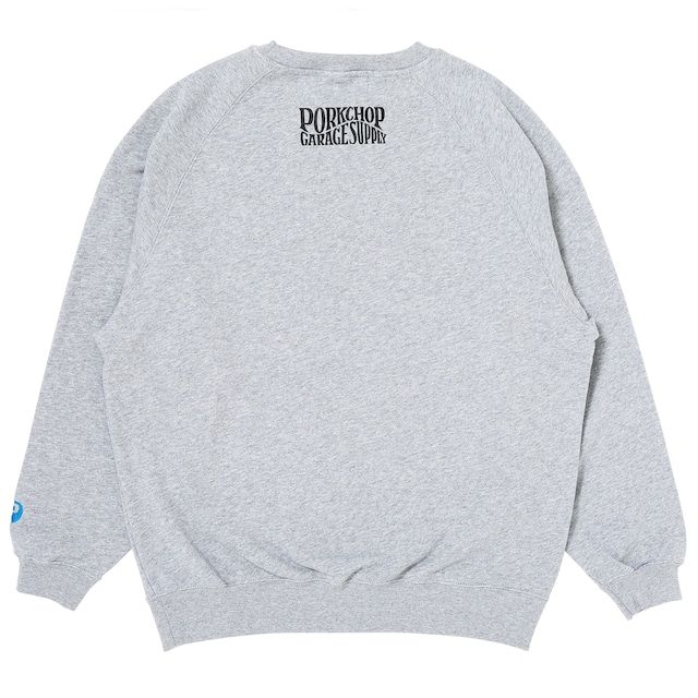 WAVE LOGO SWEAT / GRAY / プリントスウェット