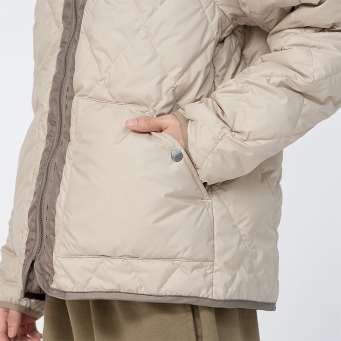 Women / PLAS Field Down Cardigan / ST(Stone)