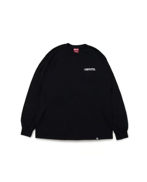N.L.U. L/S Tee / BLK / プリントロングスリーブティー