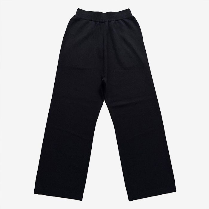 Women / Mercerized Fine Wool Pants / Black