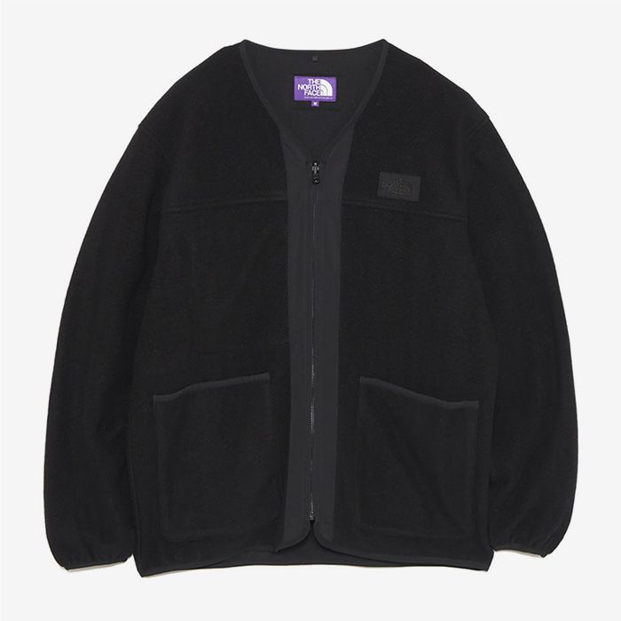 PLAS Fleece Field Cardigan / K(Black)