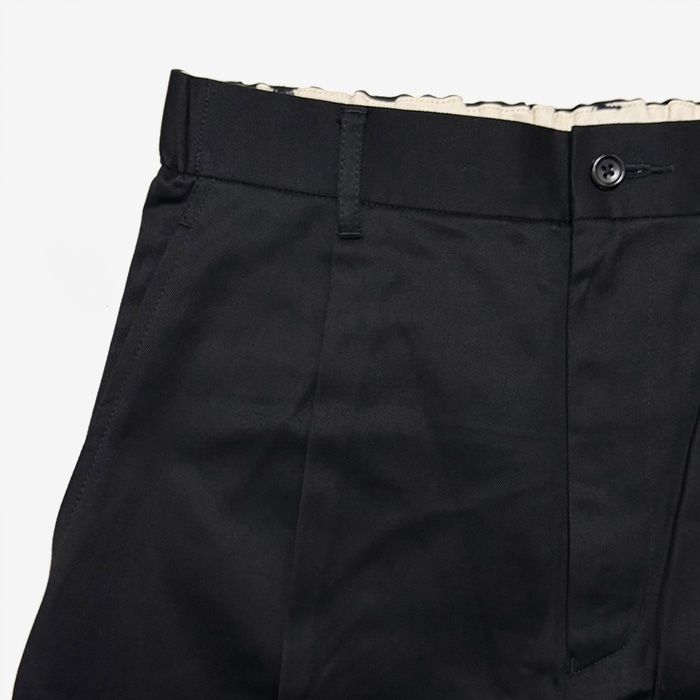 Westpoint Chino Wide Straight Trousers / Black