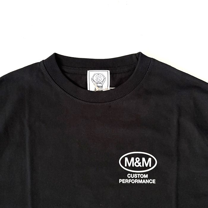 Ellipse Frame L/S Tee / BLACK / プリントロングスリーブティー