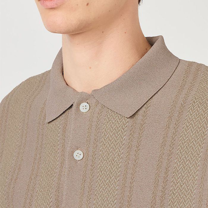 Knit Polo Sweater / BE(Beige)