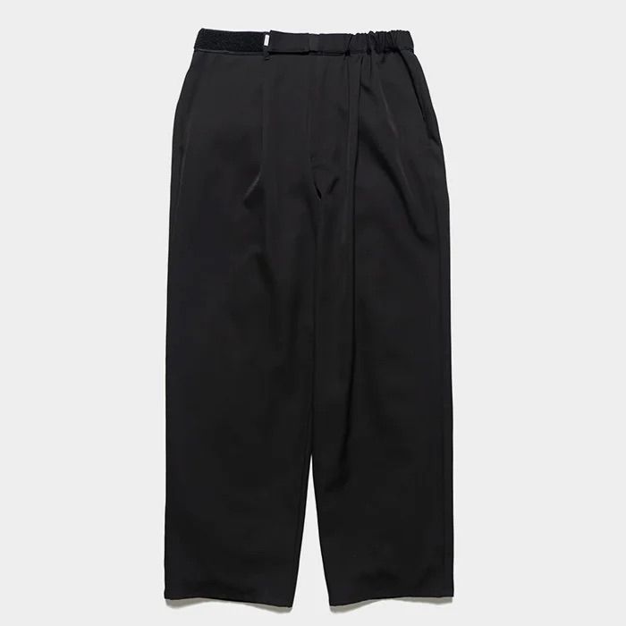 Graphpaper - Scale Off Wool Wide Chef Pants / BLACK | Stripe Online Store