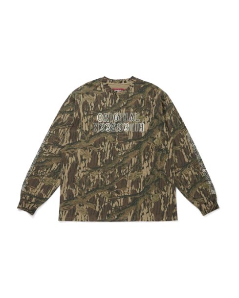 "HideandSeek×Toru Nishiura" Original L/S Tee / CAMO / CAMO柄シャツ