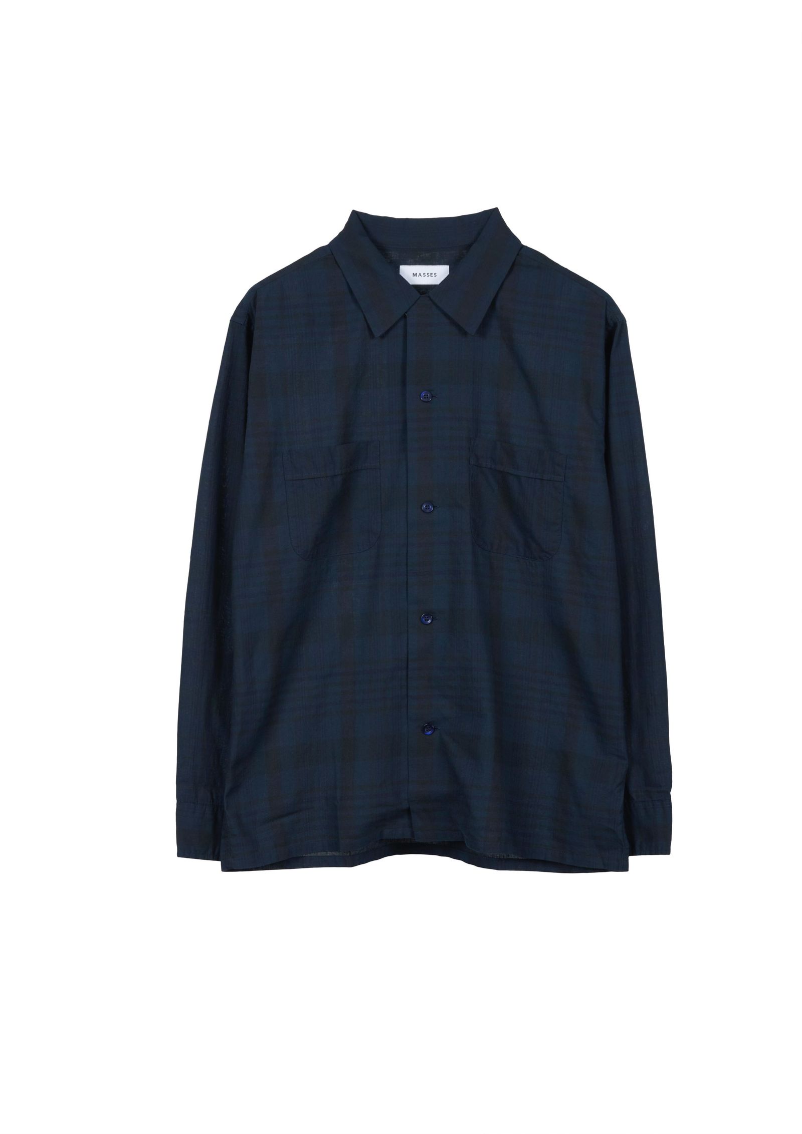 MADRAS DYED SHIRT / NAVY