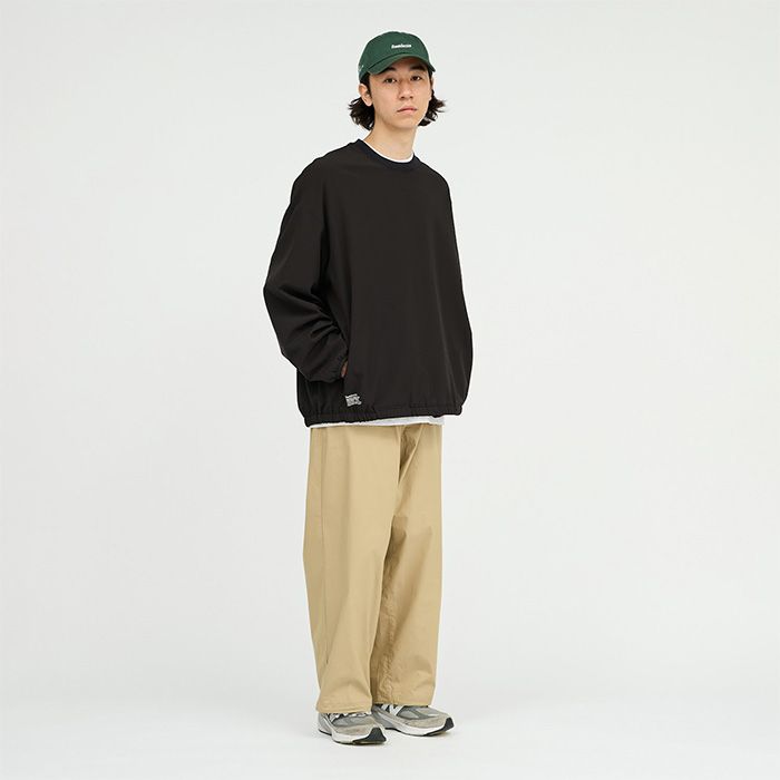COMFORT-SHIELD FLEECE CREW NECK PULLOVER / BLACK